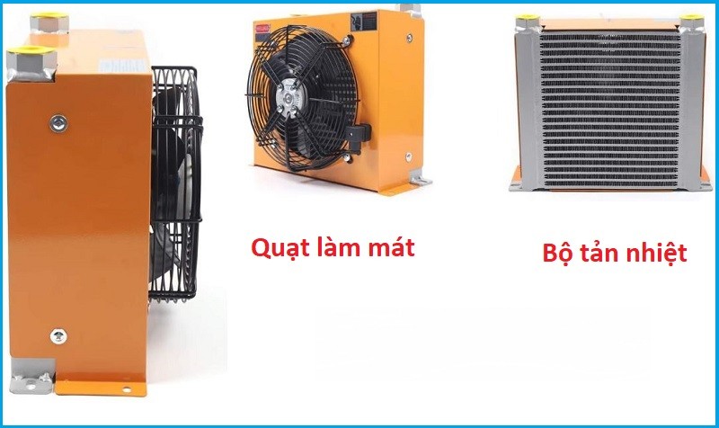 Cấu tạo của quạt làm mát dầu thủy lực