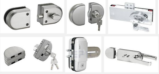 Cấu tạo của khóa cửa kính thủy lực