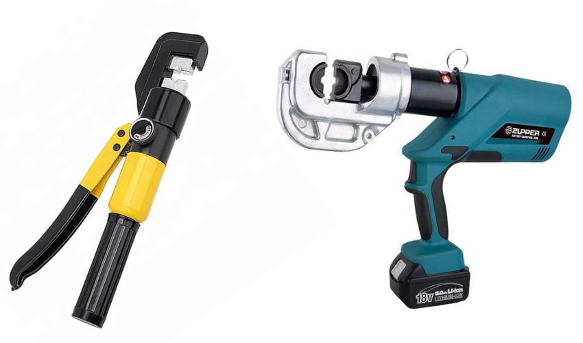 Nên chọn kìm bấm cos tay hay máy ép cos pin